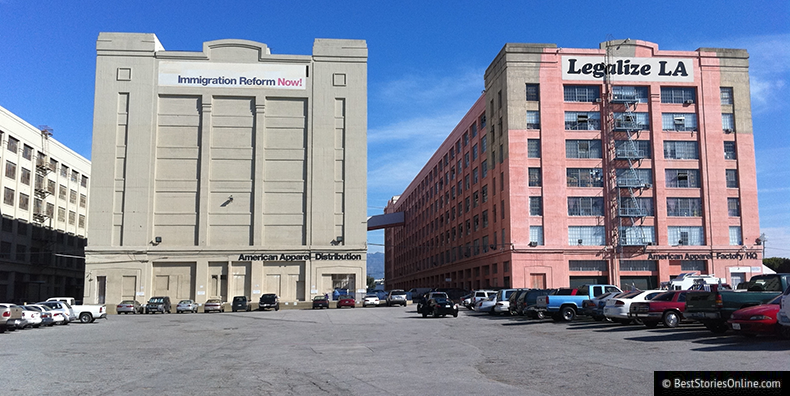 American Apparel Headquarters in Downtown Los Angeles.