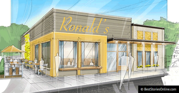 Pictured: Architect's rendering of "Ron's" included in proposal to Boise Urban Revitalization Committee.