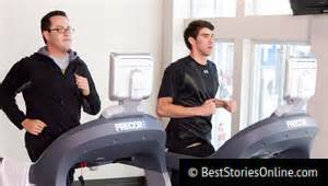 Fogle stays in shape during the peak of his success with Olympic champion Michael Phelps.